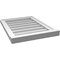 Ekena Millwork Vertical Surface Mount PVC Gable Vent w/ 2"W x 2"H , Brickmould Sill Frame, 18"W x 24"H GVPVE18X2403SN - alternate 4
